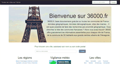 Desktop Screenshot of 36000.fr